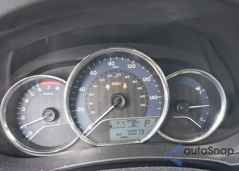 2016 Toyota Corolla Le z USA, uszkodzony, nr VIN 2T1BURHEXGC580388